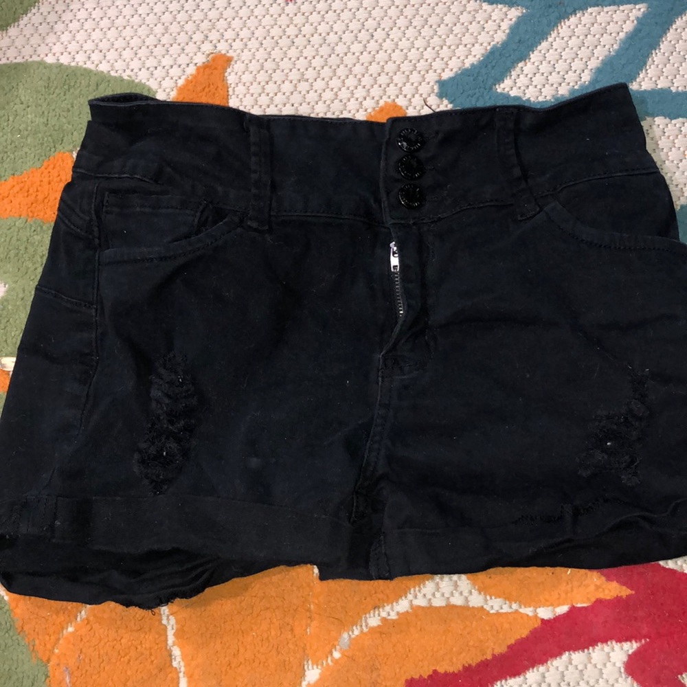 High rise shorts